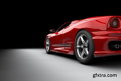 Collection of 3D sports car speed car pattern graphic model 25 HQ Jpeg