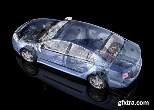 Collection of 3D sports car speed car pattern graphic model 25 HQ Jpeg