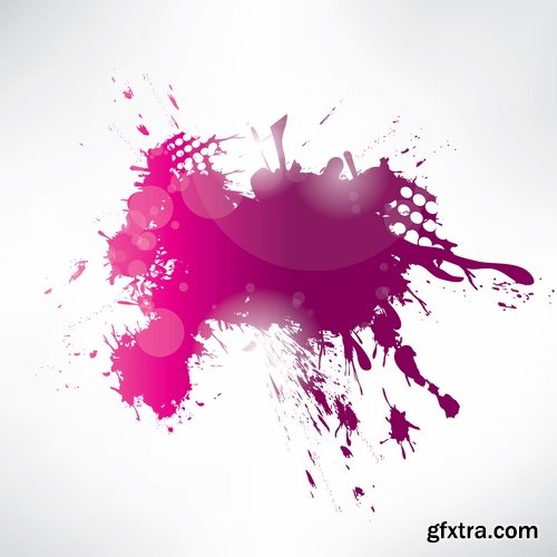 Pattern Frame Abstract Blob Drop of Spilled Paint 25xEPS Pattern Frame Abstract Blob Drop of Spilled Paint 25xEPS