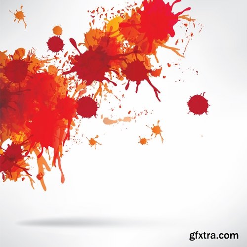 Pattern Frame Abstract Blob Drop of Spilled Paint 25xEPS Pattern Frame Abstract Blob Drop of Spilled Paint 25xEPS