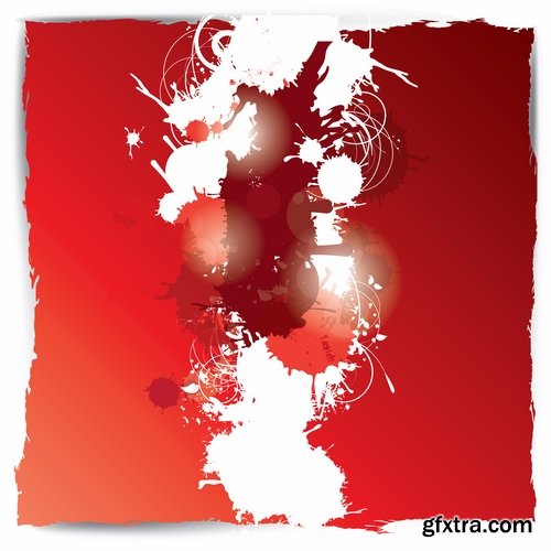 Pattern Frame Abstract Blob Drop of Spilled Paint 25xEPS Pattern Frame Abstract Blob Drop of Spilled Paint 25xEPS