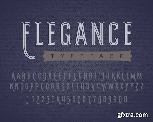 Alphabet Vector Font 9