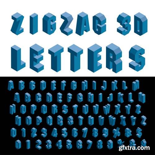 Alphabet Vector Font 9