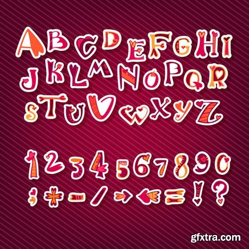 Alphabet Vector Font 9
