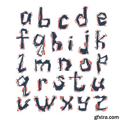Alphabet Vector Font 9