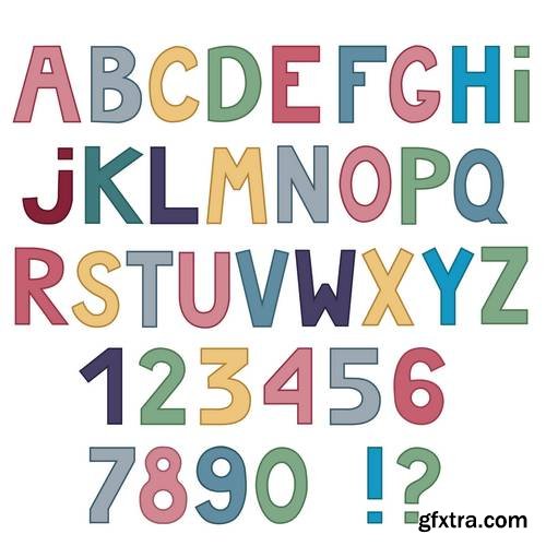 Alphabet Vector Font 9