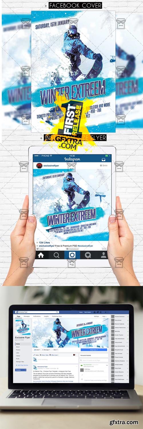 Winter Extreem - Premium Flyer Template Winter Extreem - Premium Flyer Template