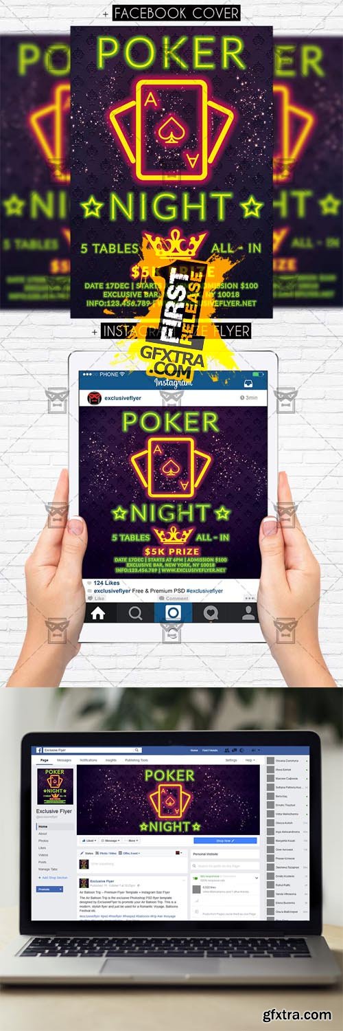 Poker Night - Premium Flyer Template