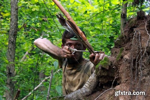 Collection of bow hunting hunter forest production arrow bowstring prey 25 HQ Jpeg