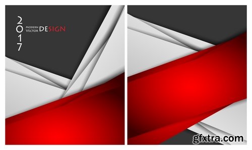 Collection of brochure cover template for advertising banner invitation flyer 4-25 EPS