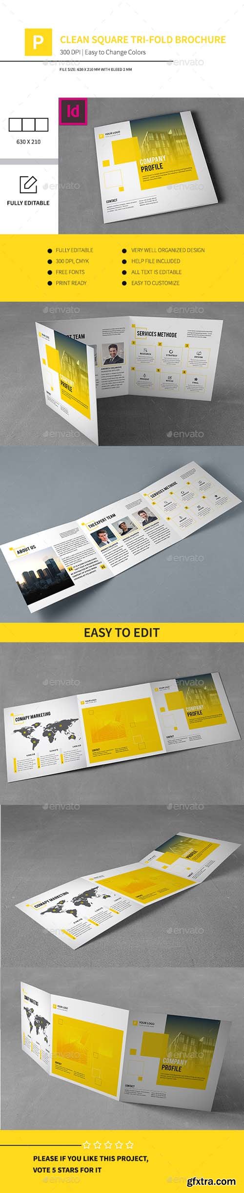 GR - Clean Square Tri-fold Brochure 13482396 GR - Clean Square Tri-fold Brochure 13482396