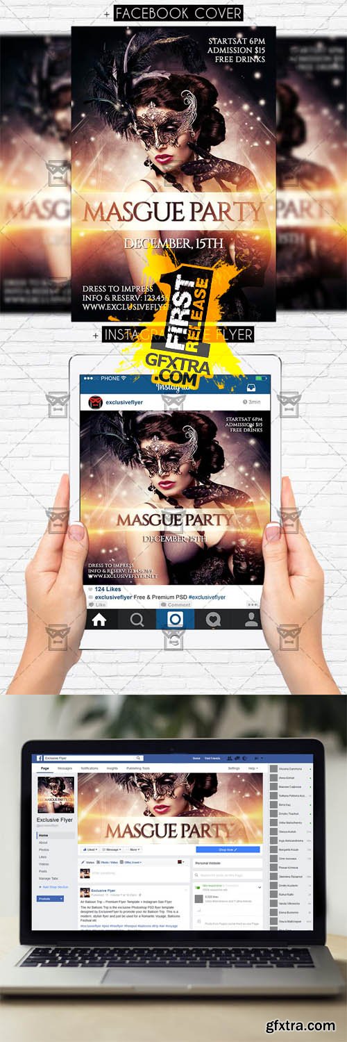 Masque Party - Premium Flyer Template