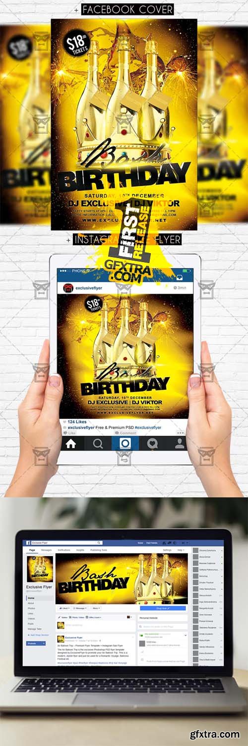 Birthday Bash - Premium Flyer Template Birthday Bash - Premium Flyer Template