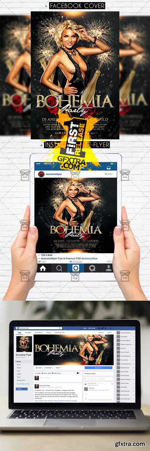 Bohemia Party - Premium Flyer Template Bohemia Party - Premium Flyer Template