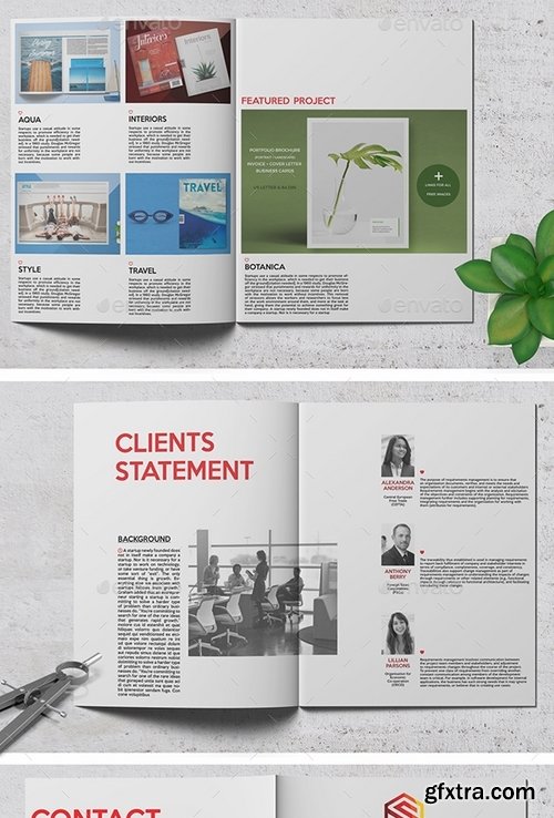 GraphicRiver - Red - Business Brochure 18513120