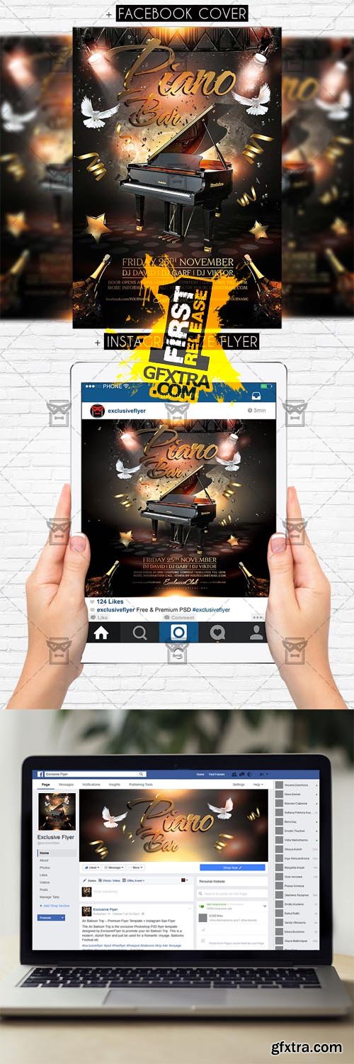 Piano Bar - Premium Flyer Template Piano Bar - Premium Flyer Template