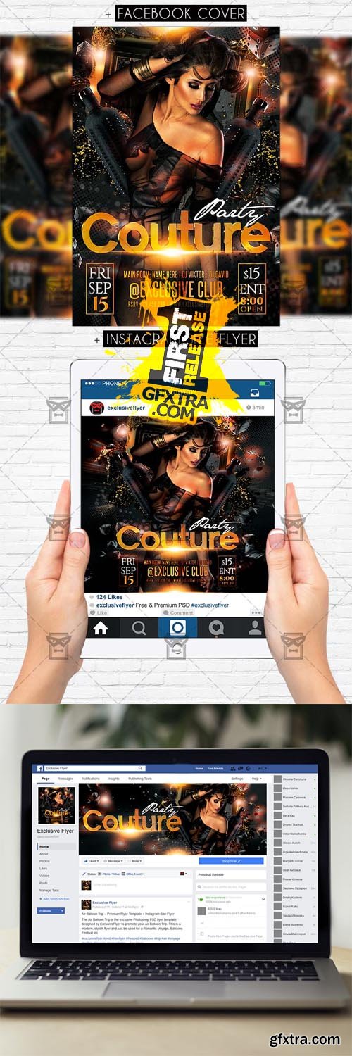 Couture Party - Premium Flyer Template Couture Party - Premium Flyer Template