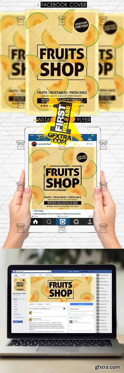 Fruits Shop - Premium Flyer Template Fruits Shop - Premium Flyer Template