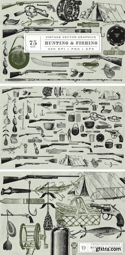 CM 1234794 - Hunting Fishing Vector Graphics