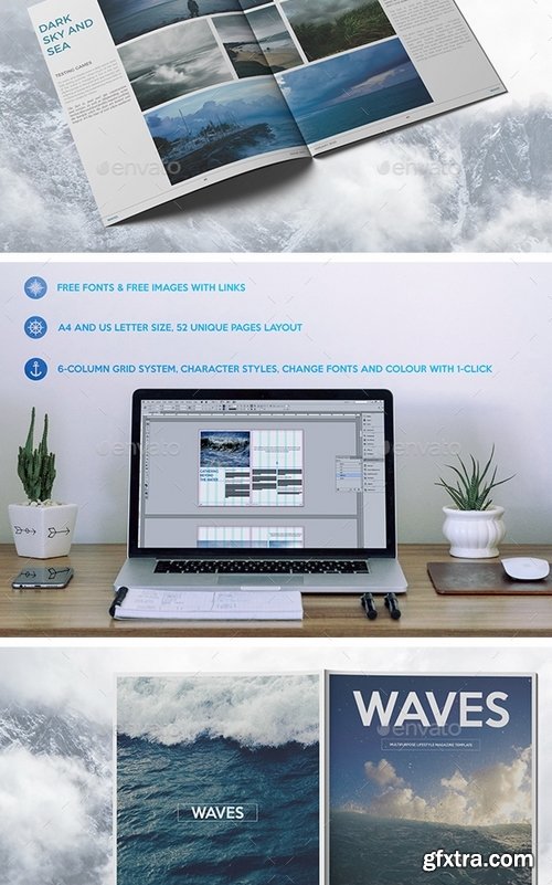 GraphicRiver - WAVES Magazine 18629335