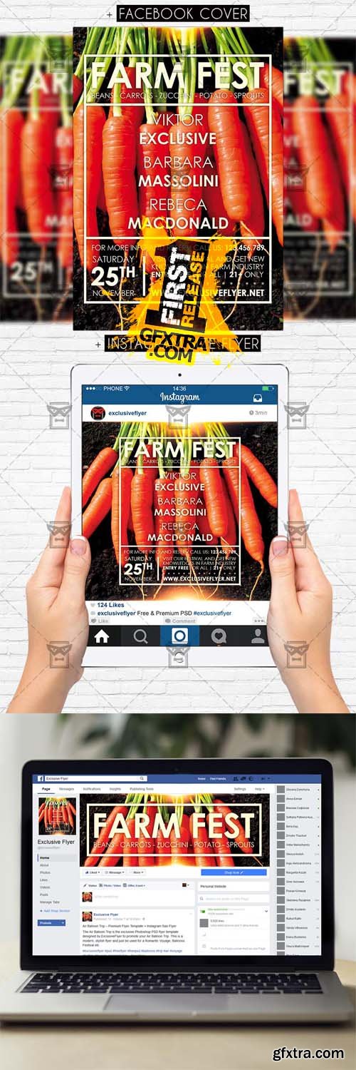 Farm Fest - Premium PSD Flyer Template Farm Fest - Premium PSD Flyer Template