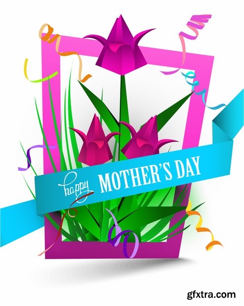 Collection of 8 March International Women\'s Day invitation card flyer banner 25 EPS