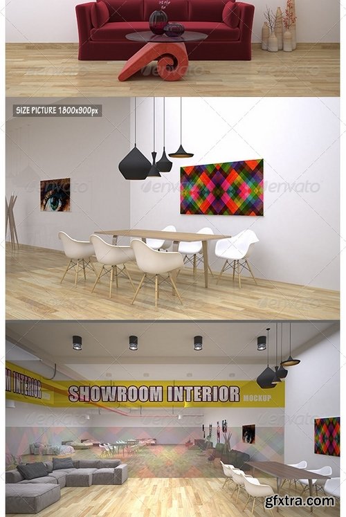 GraphicRiver - Showroom Interior Mockup 8069536