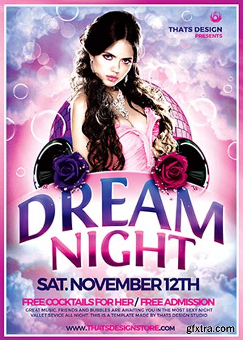 Dream Night V20 Flyer Template