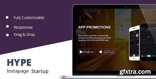 ThemeForest - Hype v1.0 - Startup Instapage Landing Page - 13636071