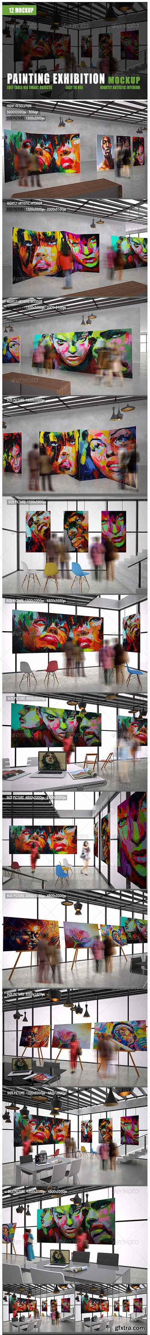 GR - Painting Exhibition Mockup 7850787 GR - Painting Exhibition Mockup 7850787