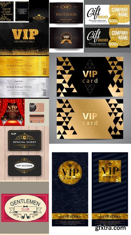 VIP Invitation Card - 12 x JPEGs