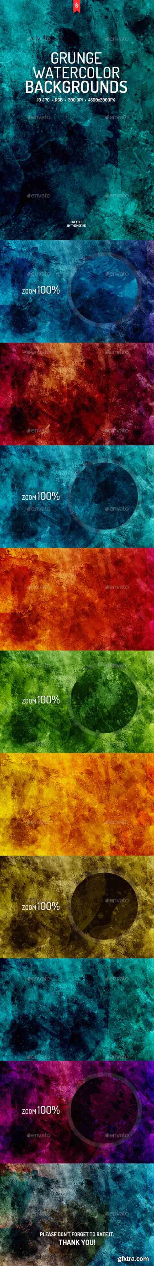 GR - Grunge Watercolor Backgrounds 19461013 GR - Grunge Watercolor Backgrounds 19461013