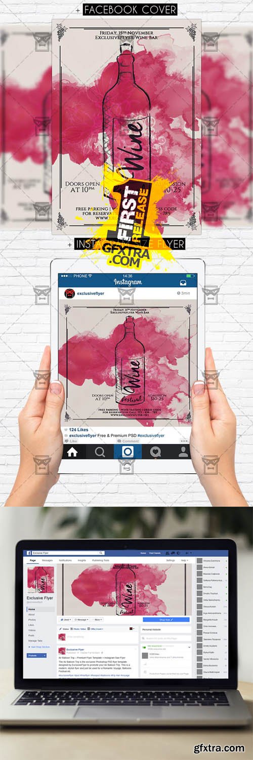 Wine Fest - Premium PSD Flyer Template Wine Fest - Premium PSD Flyer Template