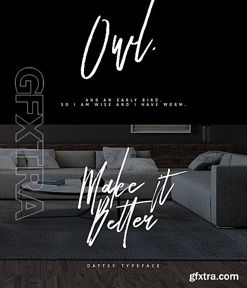 CM - Dattsy Signature Brush Font 1202502
