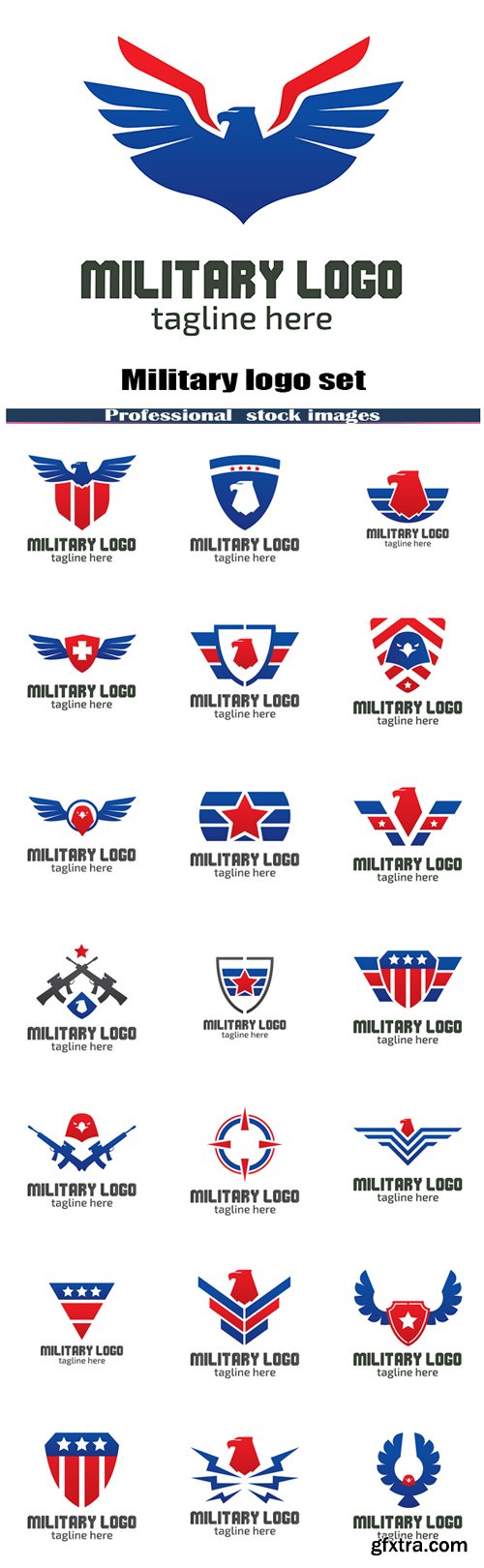 Military Logo Set 22xEPS