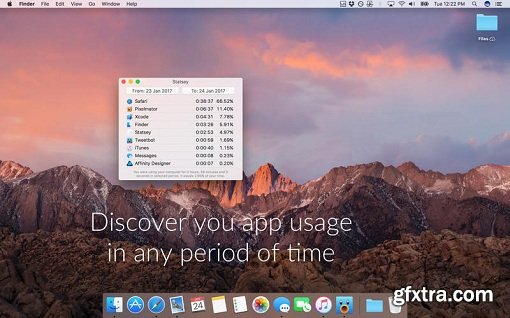 Statsey - app usage statistics in your menu bar v1.0.1 (Mac OS X)