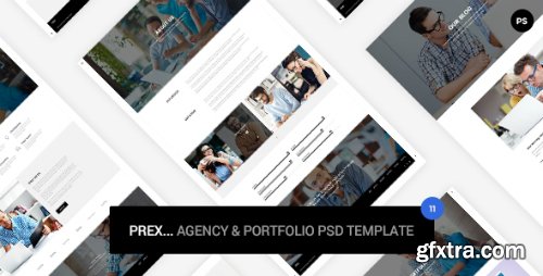 ThemeForest - Prex - Creative Agency &amp; Portfolio PSD Template 19106172