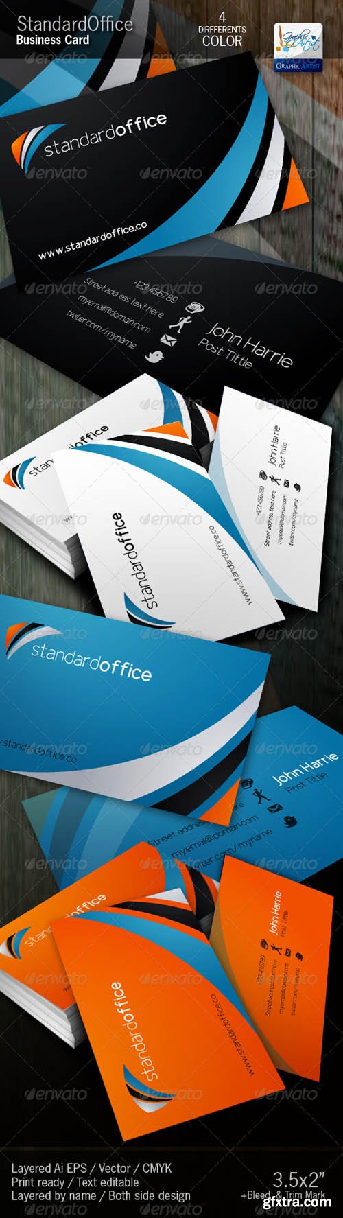 GR - Standard office Business Card 590650 GR - Standard office Business Card 590650