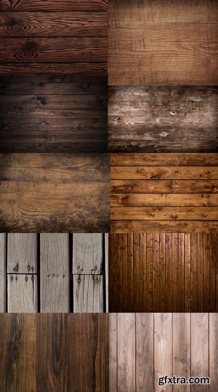 Brown Wood Texture - 10 x JPEGs