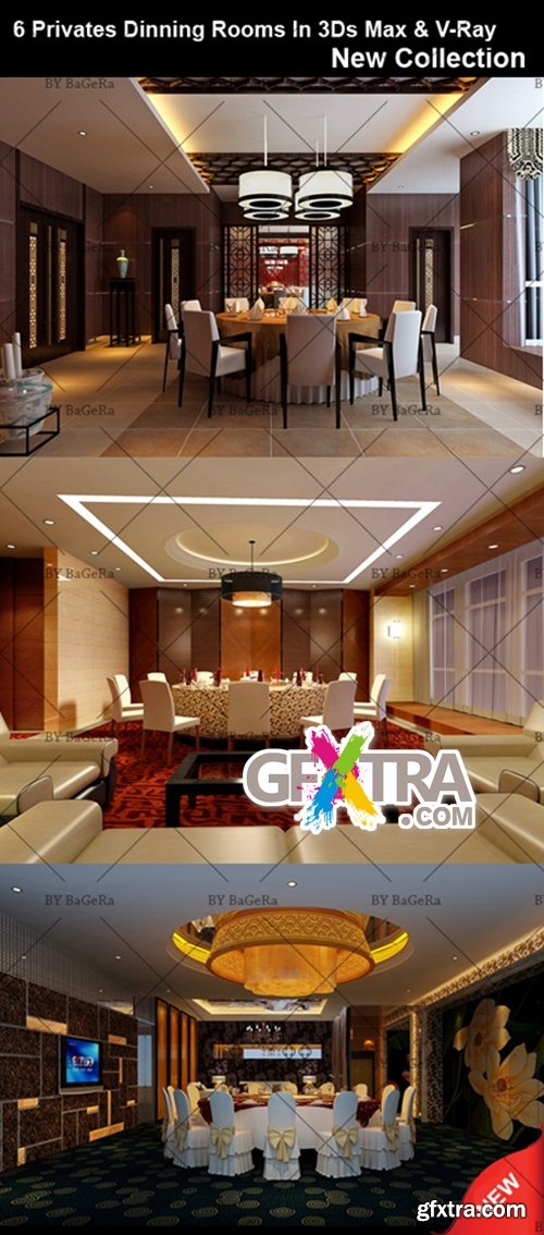 Private Dining Rooms 3D Models