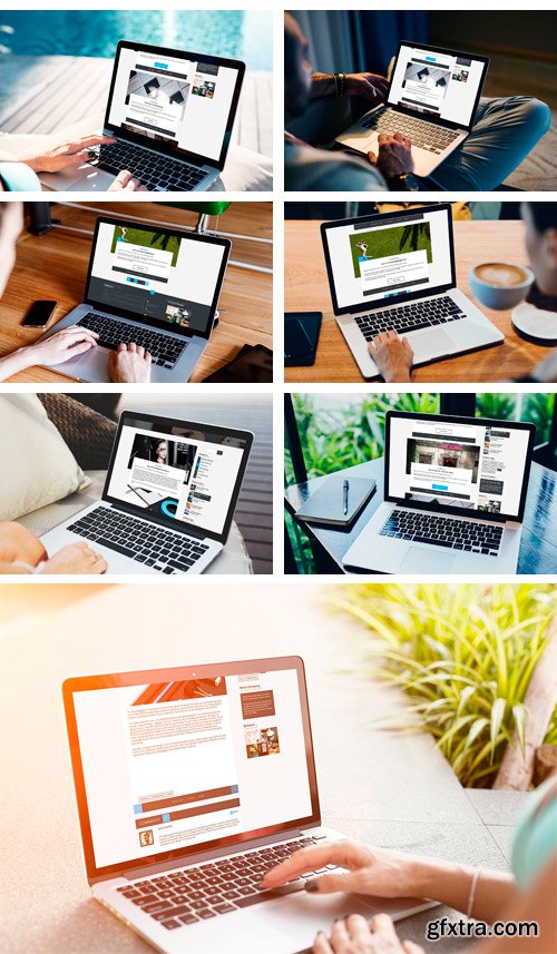 CM 1210849 - MacBook Screen Mock-Up / 21 PSD