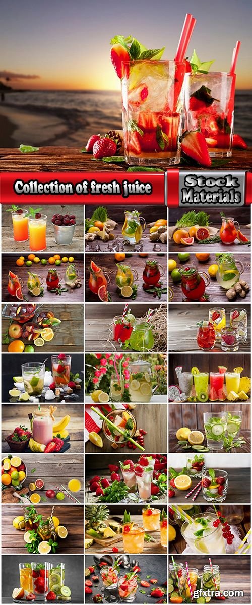 Collection of fresh vegetables fruit juice cocktail ice collection of different drinks vitamins 25 HQ Jpeg