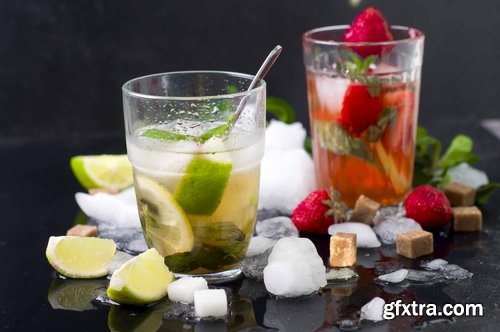 Collection of fresh vegetables fruit juice cocktail ice collection of different drinks vitamins 25 HQ Jpeg