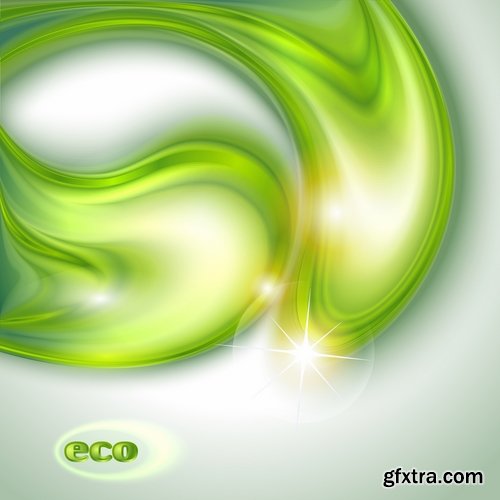 Collection of abstract background is a wave spring splashes drop vector image 25 EPS