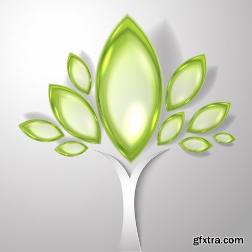 Collection of abstract background is a wave spring splashes drop vector image 25 EPS