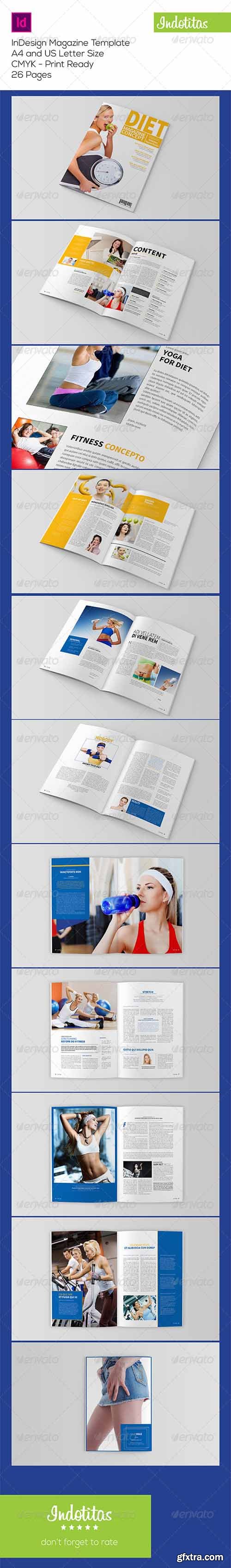GR - Healthy Magazine Template 7987515