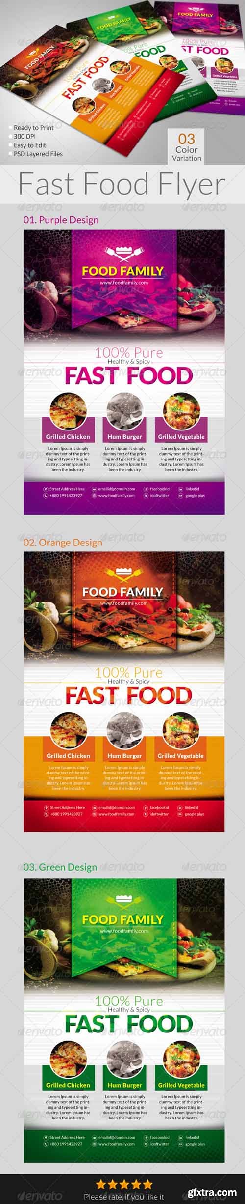 GR - Fast Food Flyers 6550291 GR - Fast Food Flyers 6550291
