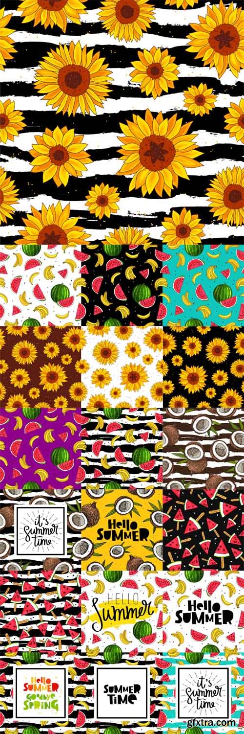 Vector Set - Fun Summer Patterns