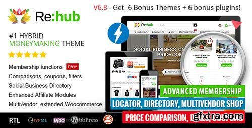 ThemeForest - REHub v6.8.9.2 - Price Comparison, Affiliate Marketing, Multi Vendor Store, Community Theme - 7646339