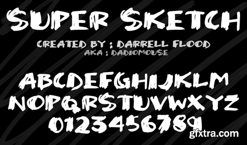 Super Sketch font
